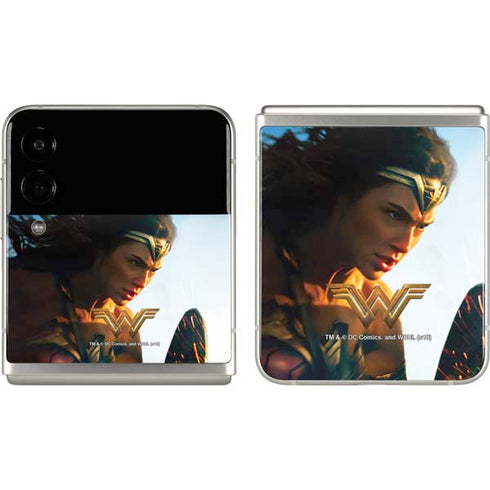 DC Comics Wonder Woman Action Pose Poster Galaxy Z Flip3 5G Skin